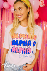 Alpha O Repeating New Member Retreat Tee