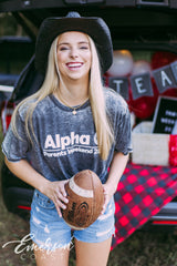 Alpha O Parents Weekend Acid Wash Tee