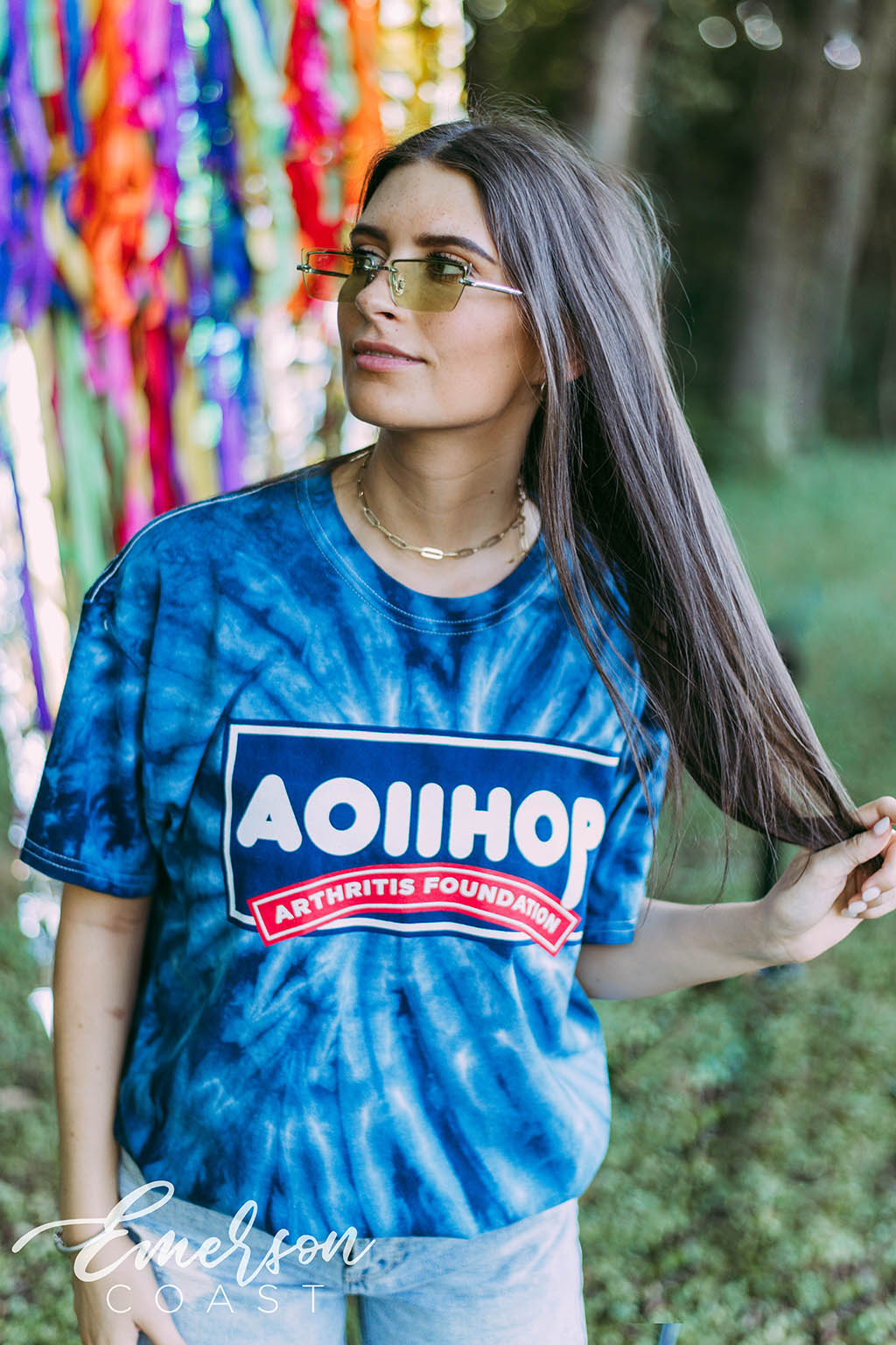 AOII Philanthropy Tie Dye Tee