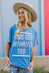 Alpha O Blue Philanthropy Tee