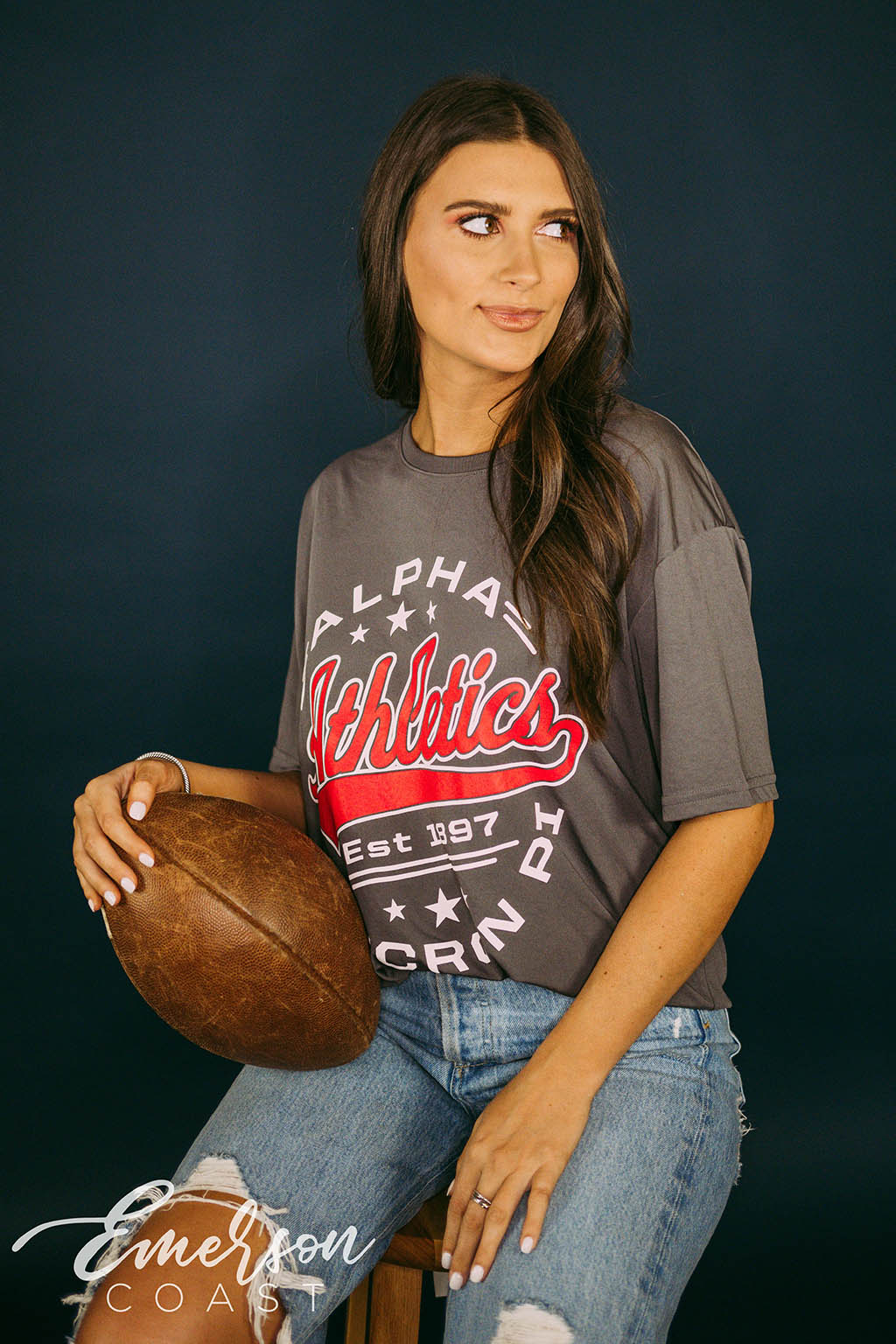 Alpha Omicron Pi Athletics Jersey Tee