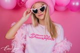 Alpha Omicron Pi Barbie Dream House Bid Day Tee