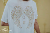Alpha Omicron Pi Angels Bid Day V-Neck Tee