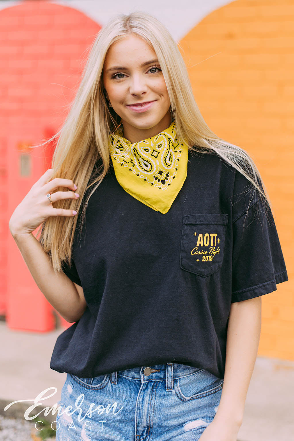 Alpha Omicron Pi Casino Night Tee