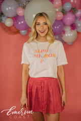 Alpha Omicron Pi Colorful Recruitment Tee