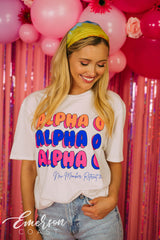 Alpha O Repeating New Member Retreat Tee