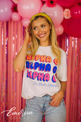 Alpha O Repeating New Member Retreat Tee