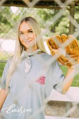 Alpha Omicron Pi Parents Weekend Baseball Tee