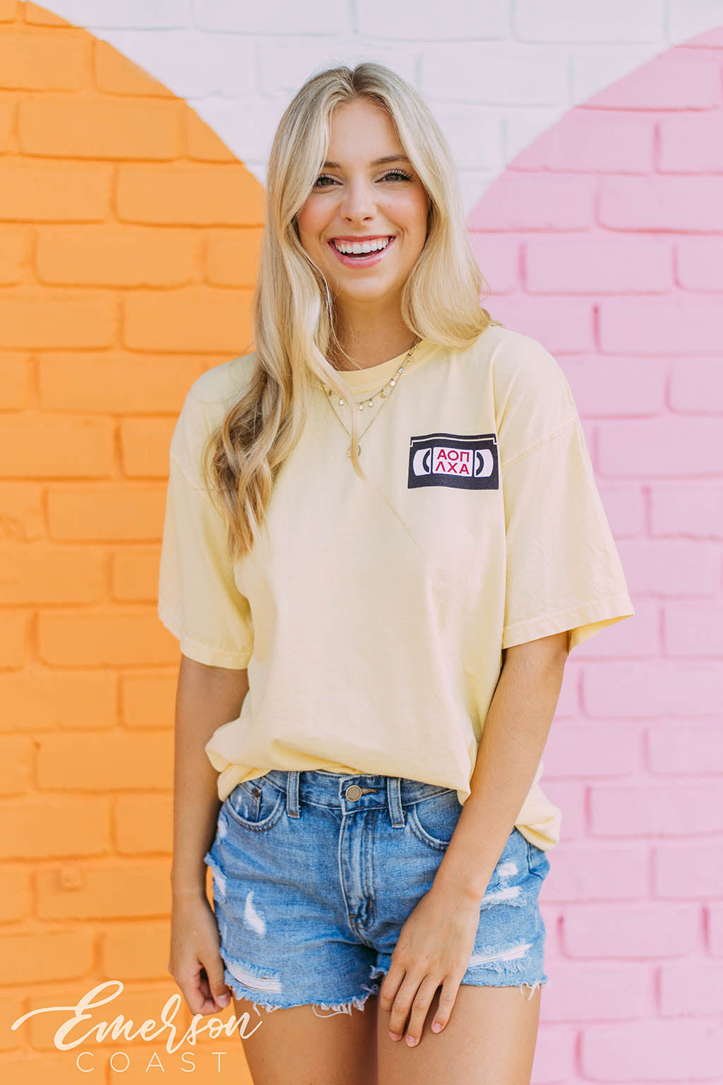 Alpha Omicron Pi Spring Week 2000's Theme Tee
