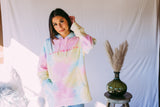 Alpha Omicron Pi Tie Dye Corduroy Hoodie