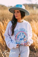 Alpha Omicron Pi Retro Floral Sweatshirt