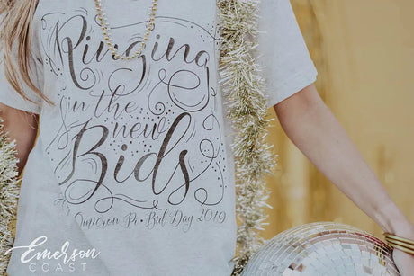 Alpha O New Years Bid Day T-shirt