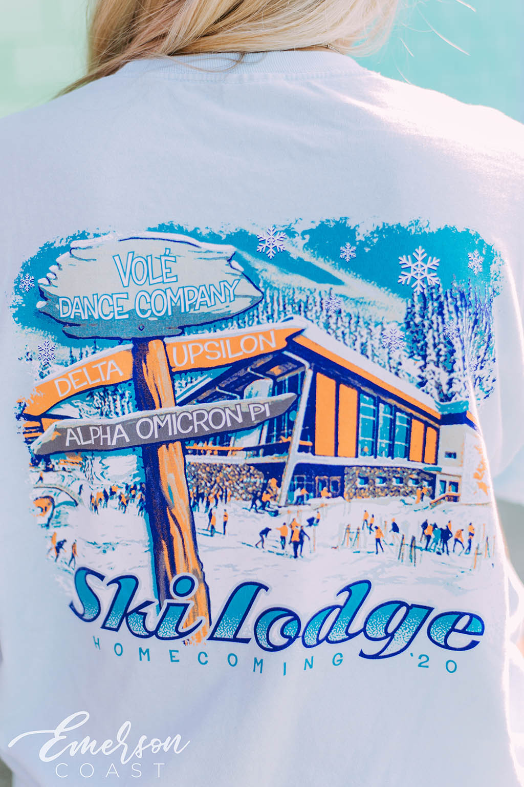 AOII Ski Lodge Homecoming Tee