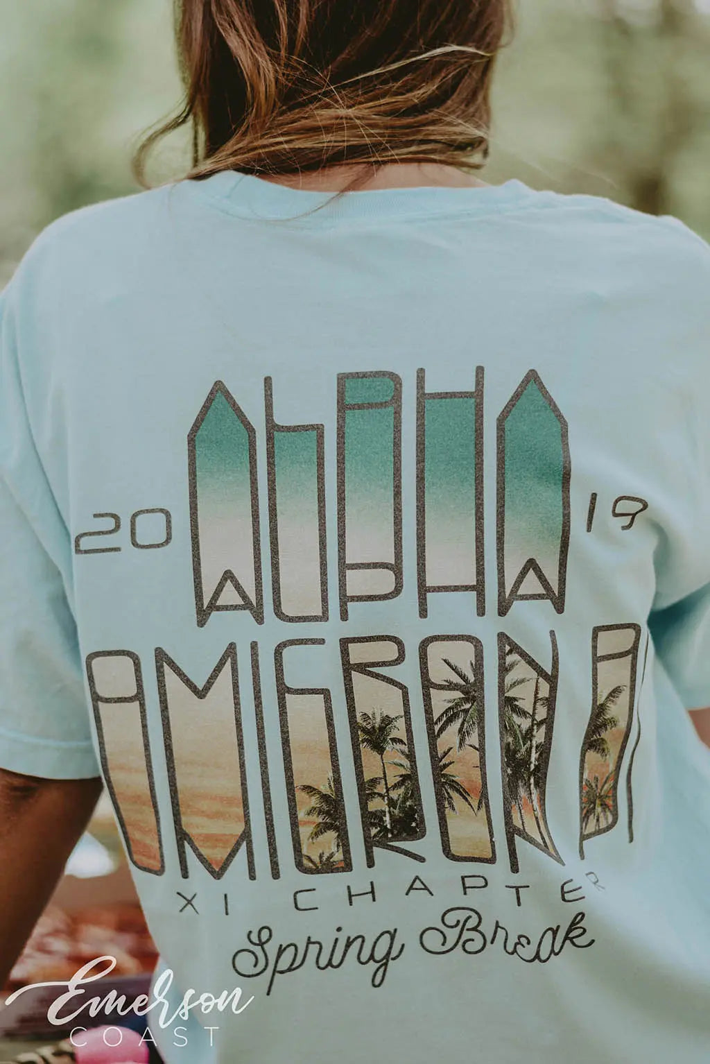 Alpha Omicron Pi Spring Break Tee
