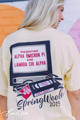 Alpha Omicron Pi Spring Week 2000's Theme Tee