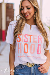 Alpha Omicron Pi Sisterhood Notch Tee