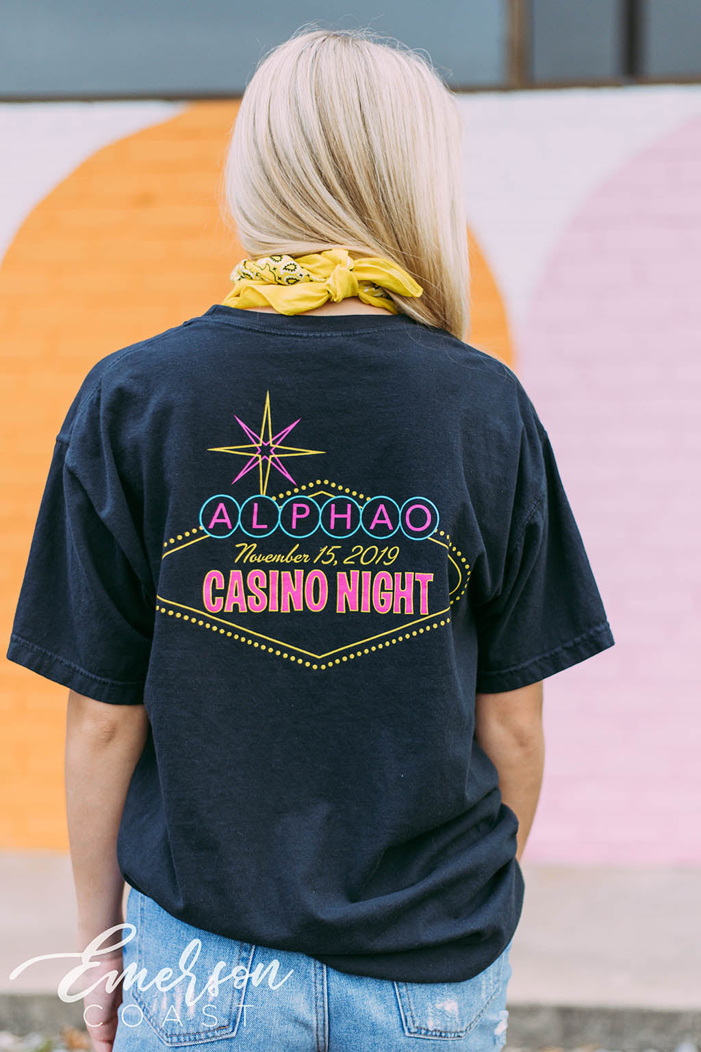 Alpha Omicron Pi Casino Night Tee