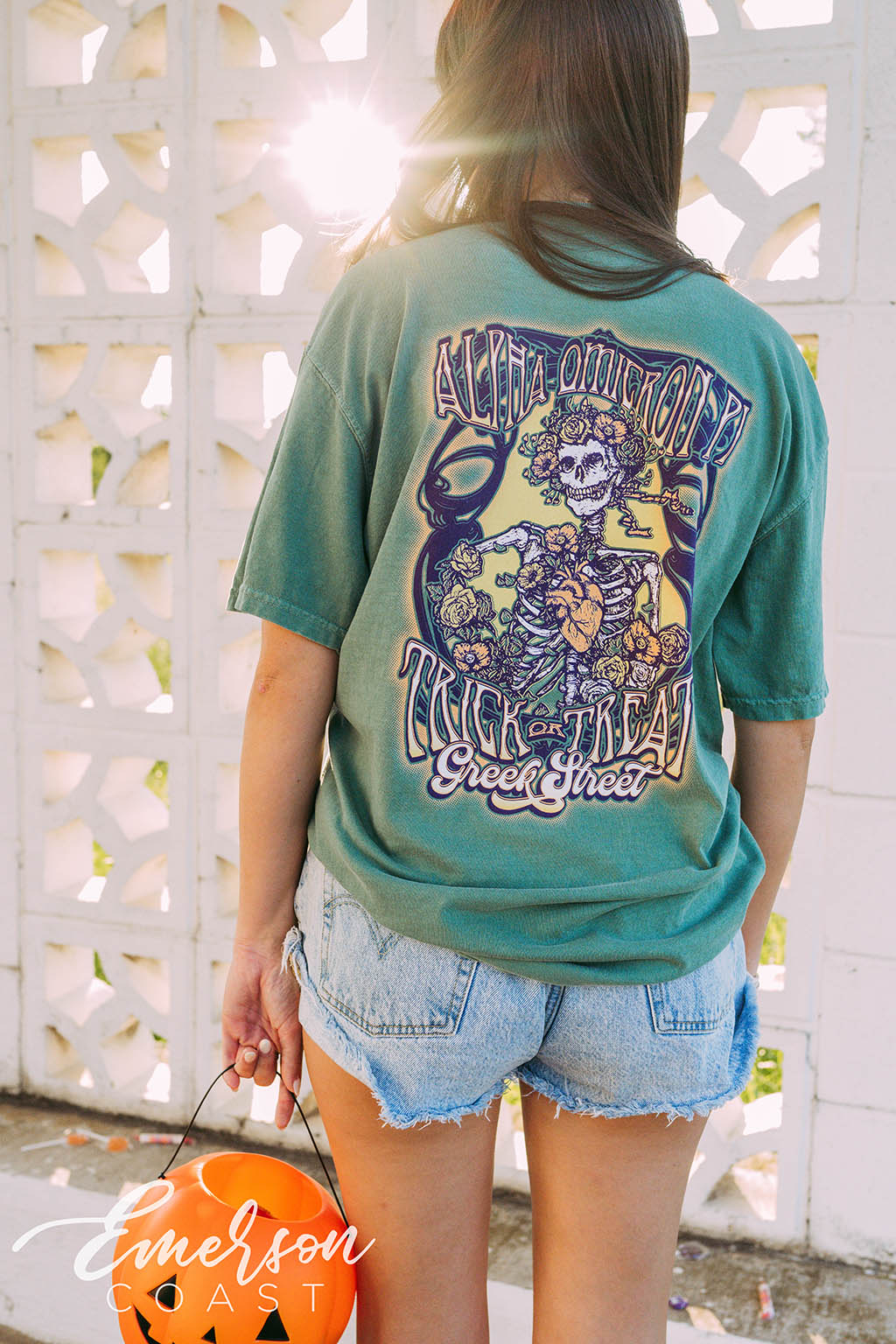 Alpha Omicron Pi Greek Week Trick or Treat Tee