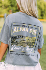 Alpha Phi Dads Day Stadium Tee
