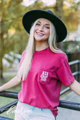 Alpha Sigma Alpha Dads Day Red Tshirt