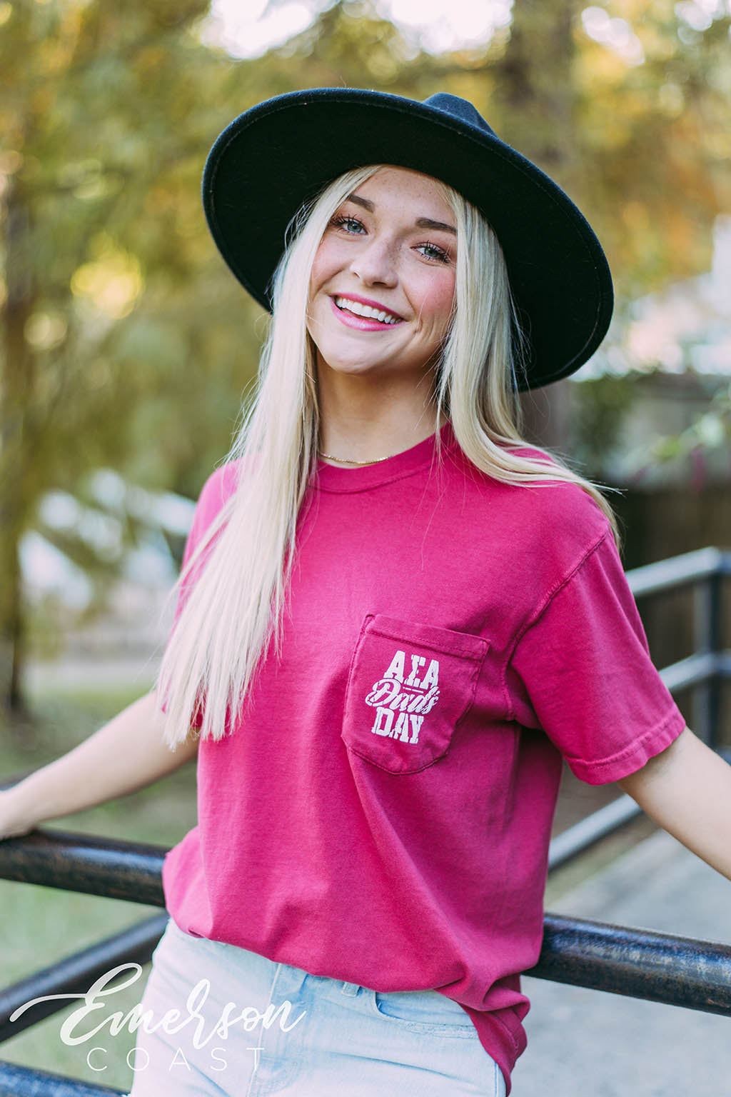 Alpha Sigma Alpha Dads Day Red Tshirt