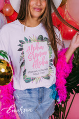 Alpha Sigma Alpha Tropical Bid Day Tee