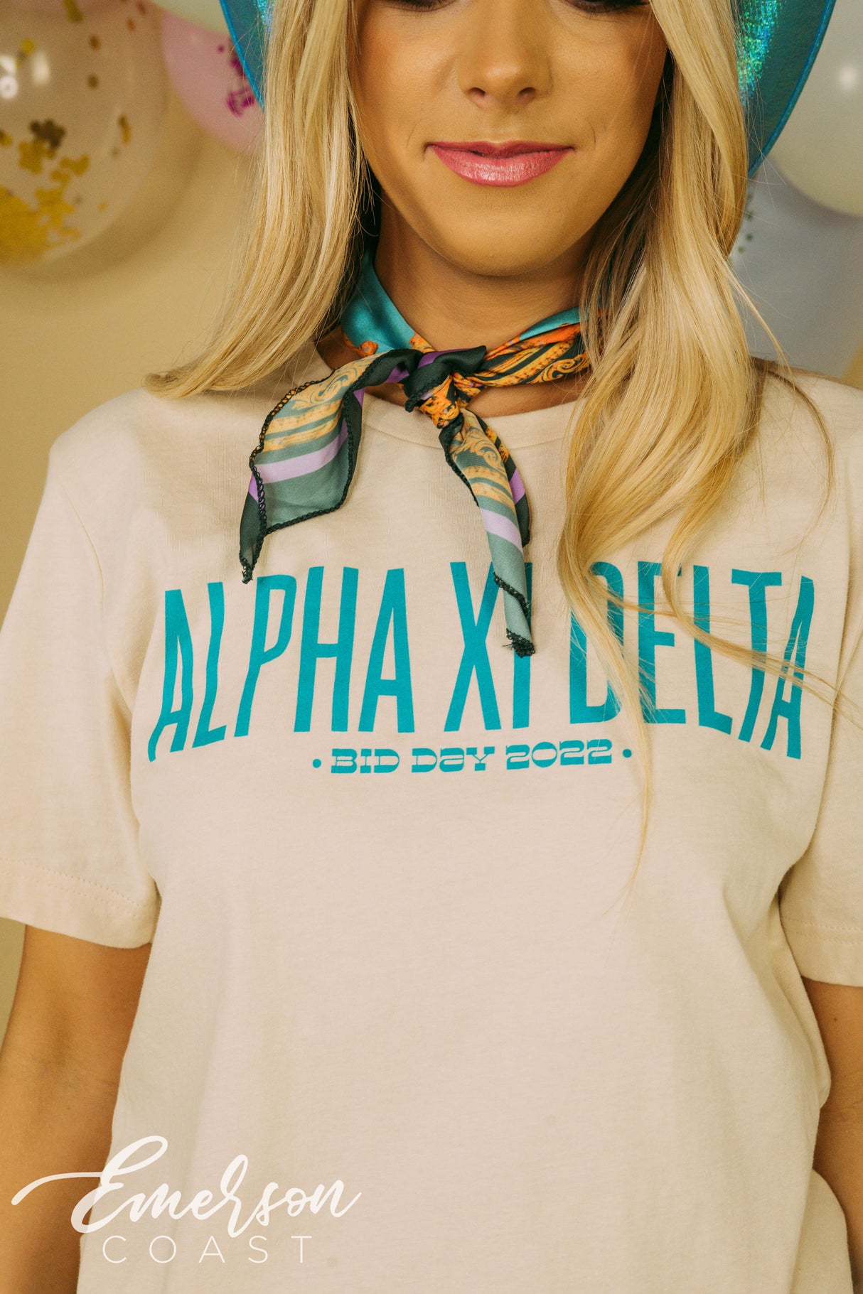 Alpha Xi Delta Golden Hour Bid Day Tee