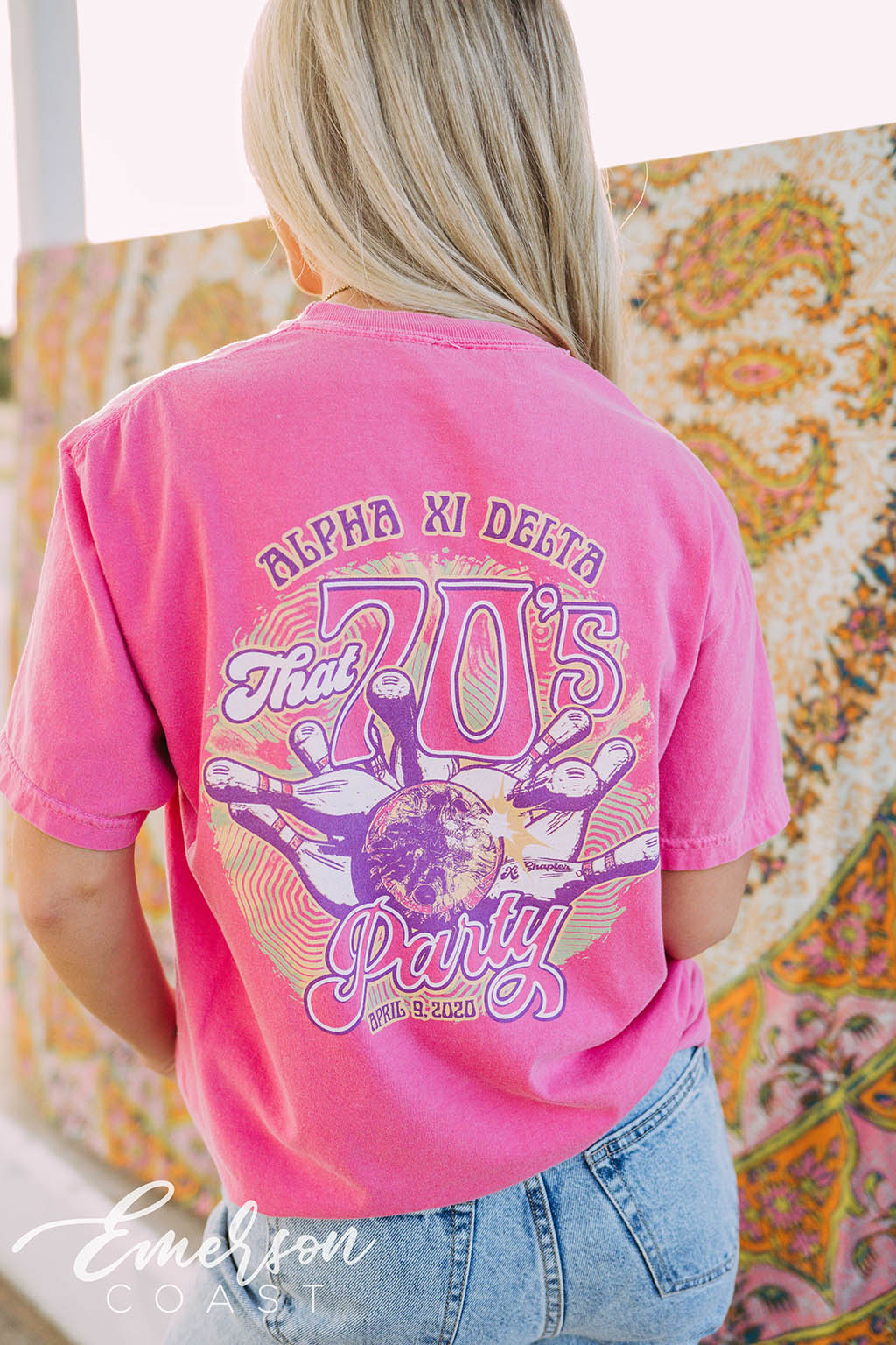 Alpha Xi Delta Social That 70s Party Tee