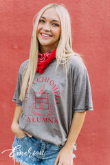 Alpha Chi Omega Alumna Acid Wash Tee