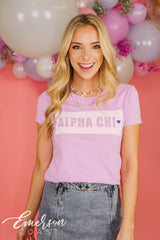 Alpha Chi Omega Lilac Tee