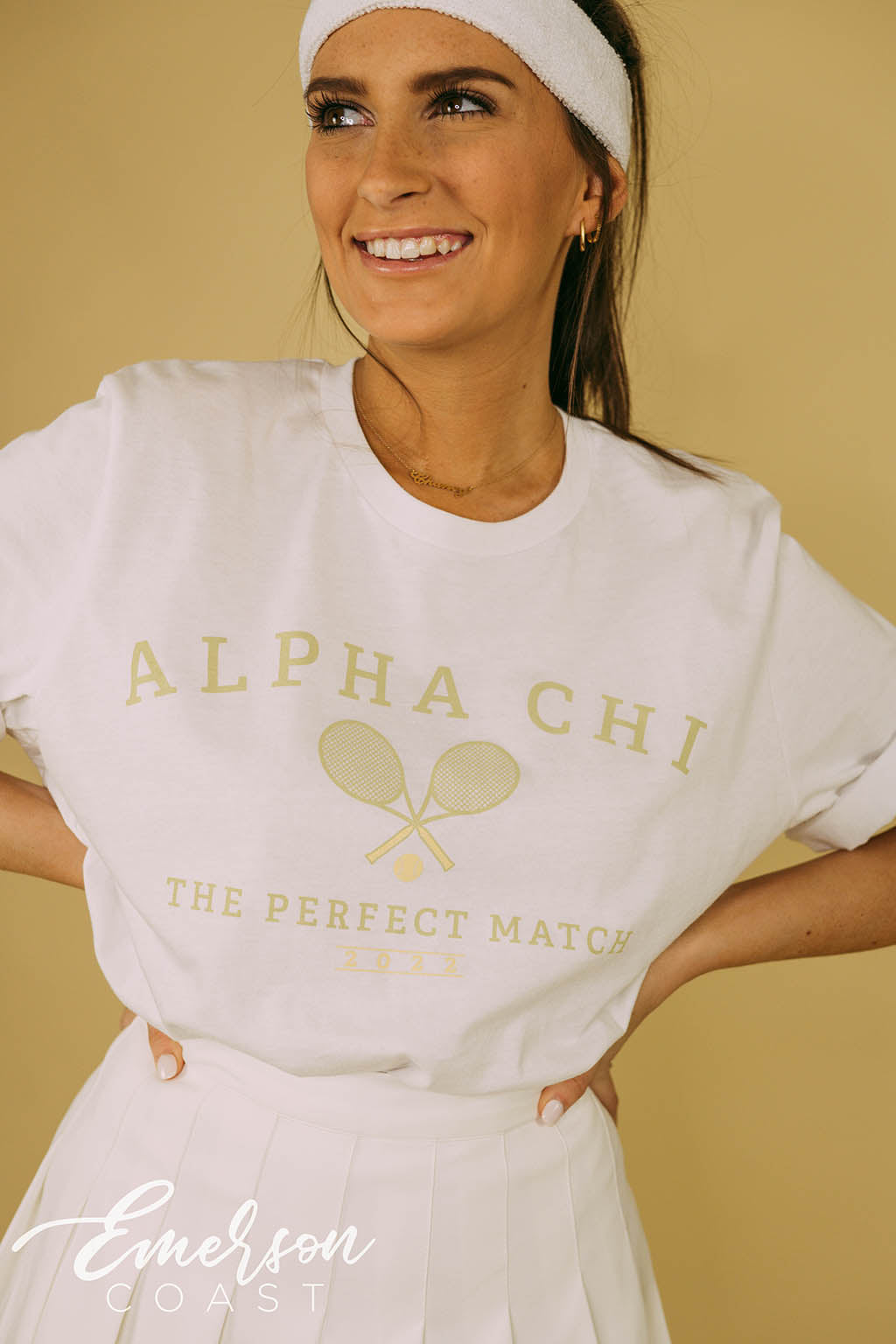 Alpha Chi The Perfect Match Bid Day Tee