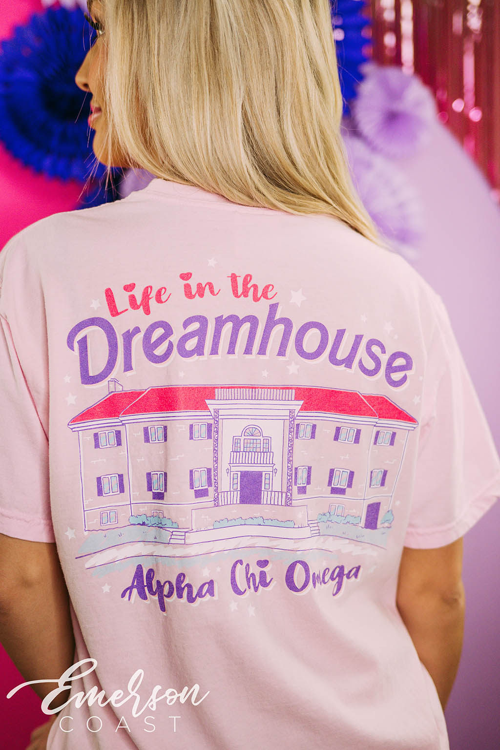Alpha Chi Omega Life In The Dreamhouse Tee
