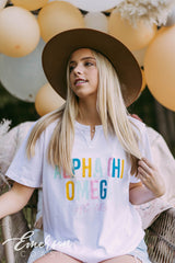 Alpha Chi Omega Colorful Recruitment Tee
