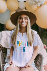 Alpha Chi Omega Colorful Recruitment Tee