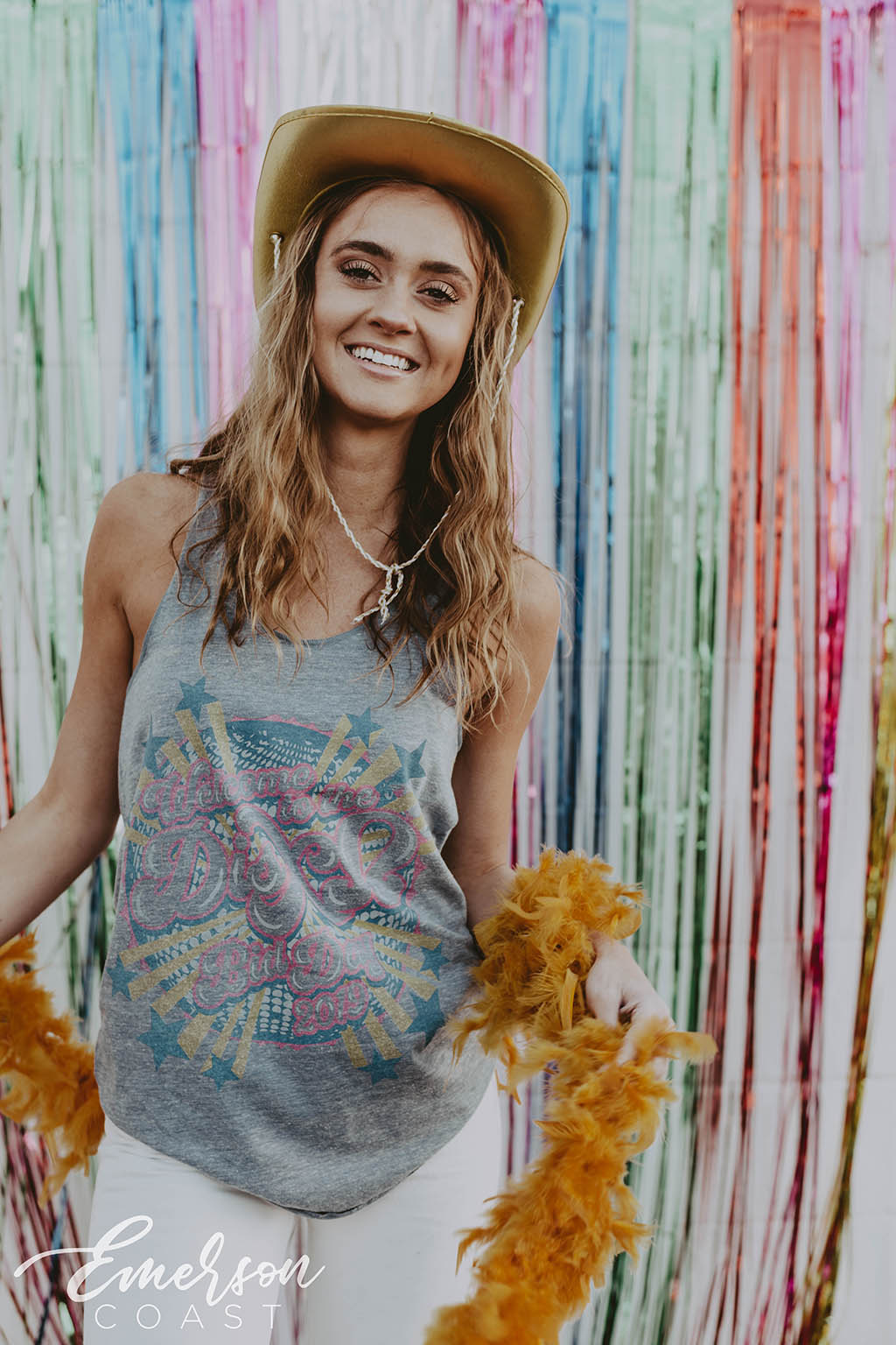 Chi Omega Disco Bid Day Tank