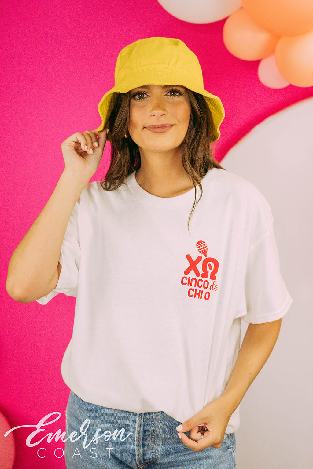 Chi Omega Cinco De Chi O Tee