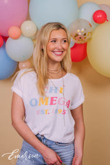 Chi Omega Colorful Recruitment T-shirt