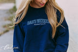Chi O Embroidered Dad's Weekend Sweatshirt