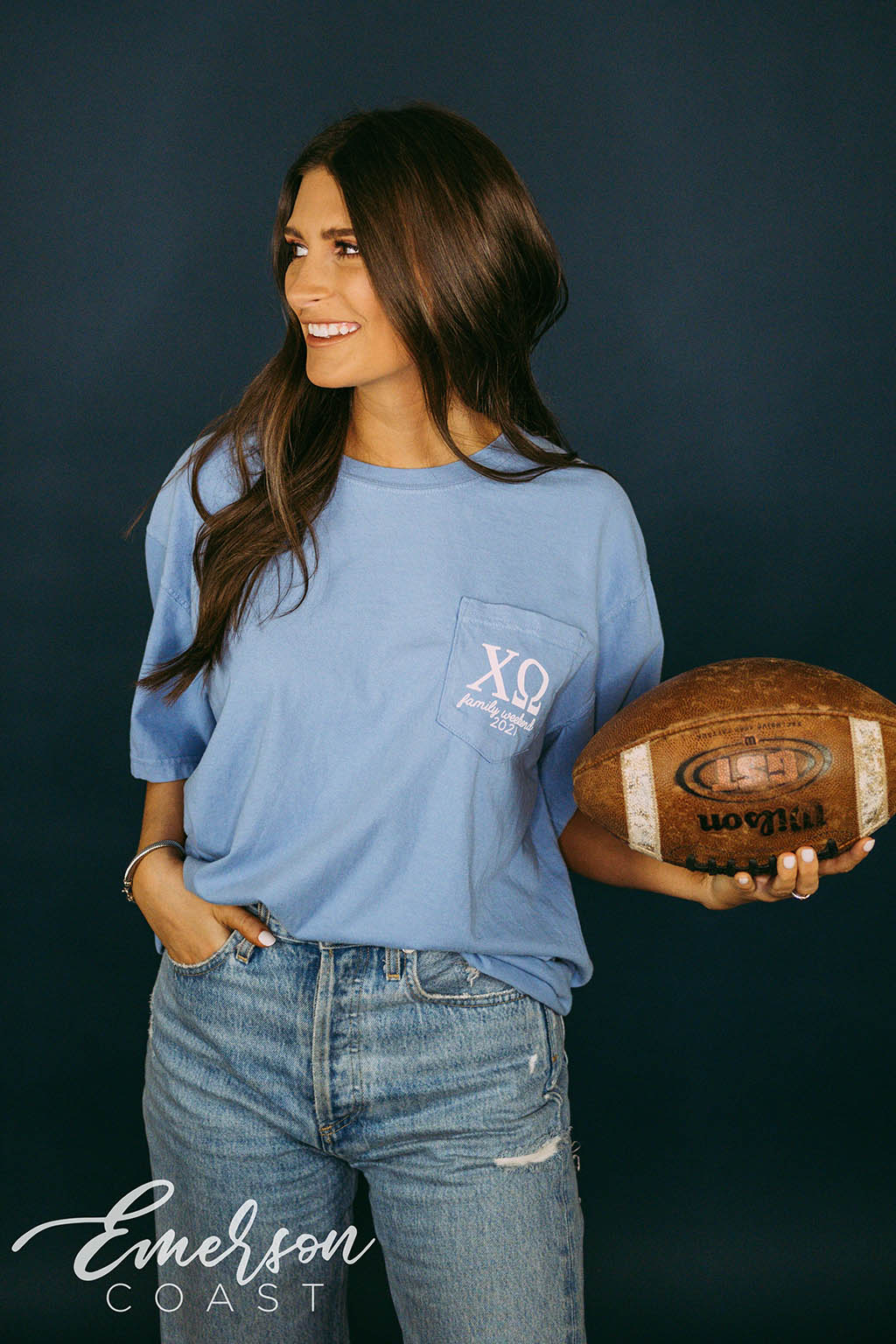 Chi Omega Map Family Weekend Tee