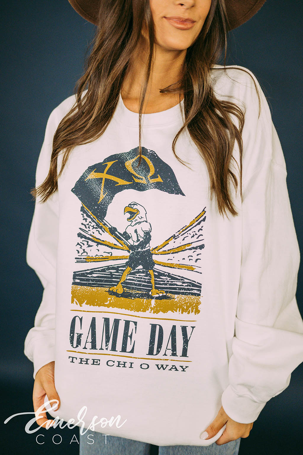 Chi O Eagle Game Day Sweatshirt
