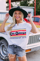 Chi Omega Homecoming Notch Tee