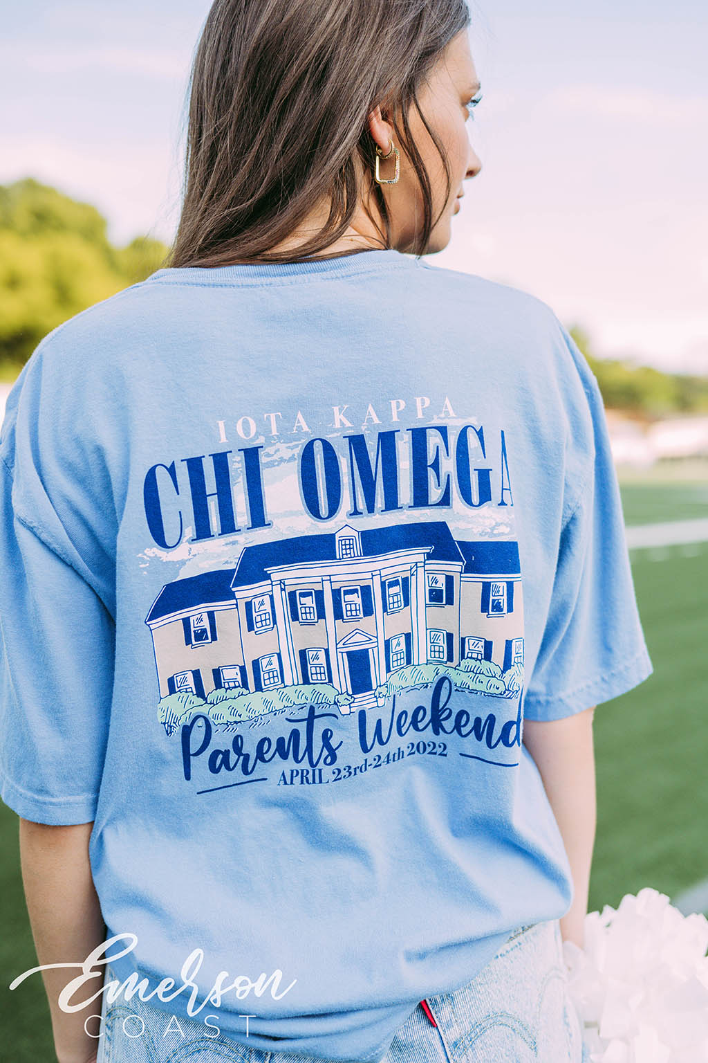 Chi Omega Designs Custom Chi Sweatshirts & Apparel Graphics | Emerson Coast Tagged "blue"