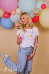 Chi Omega Colorful Recruitment T-shirt