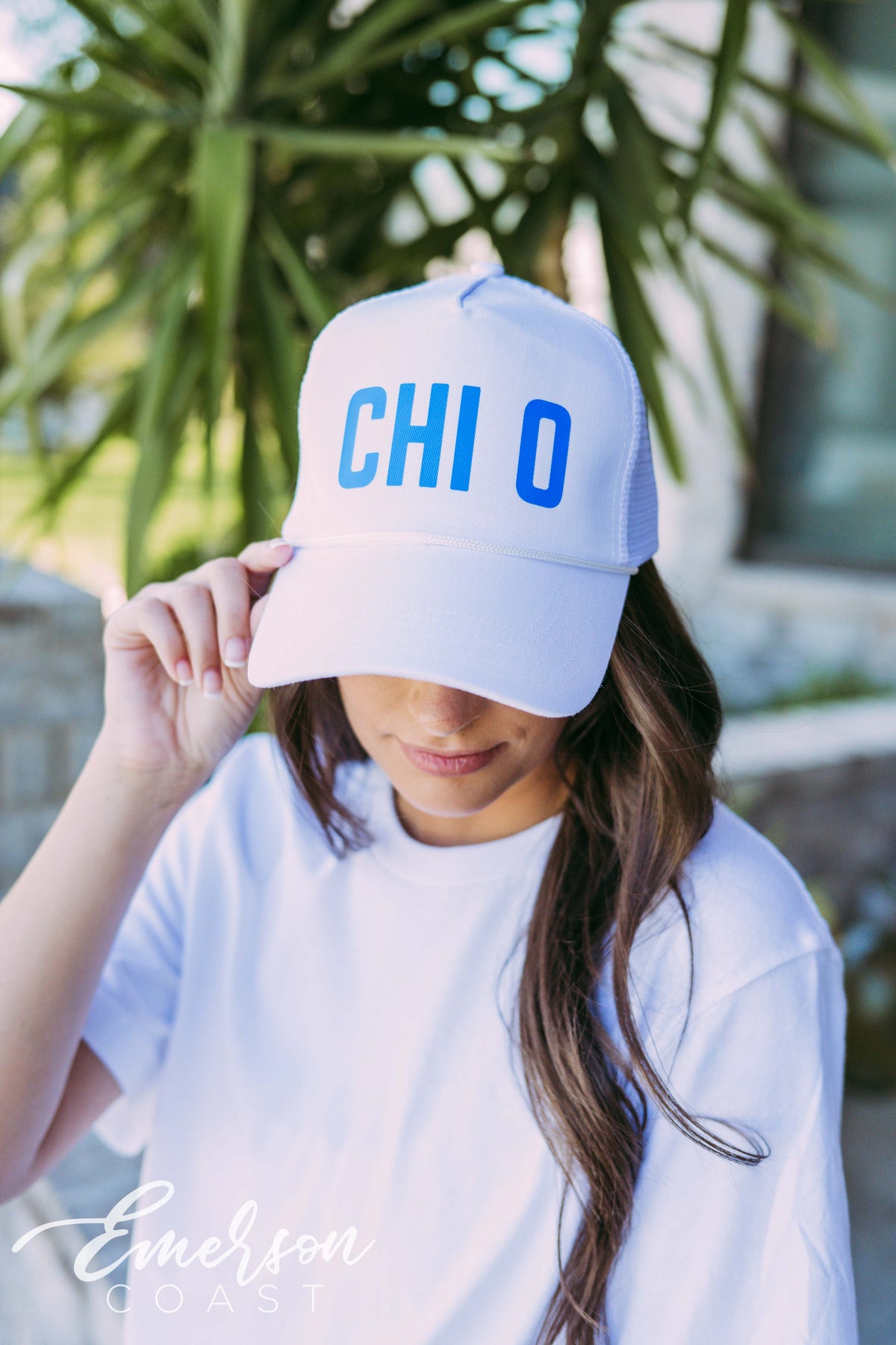 Chi Omega Vinyl PR Hat