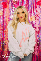 Chi Omega PR Simple Ash Crewneck