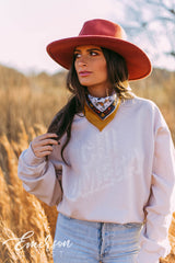 Chi Omega Subtle Sand Crewneck