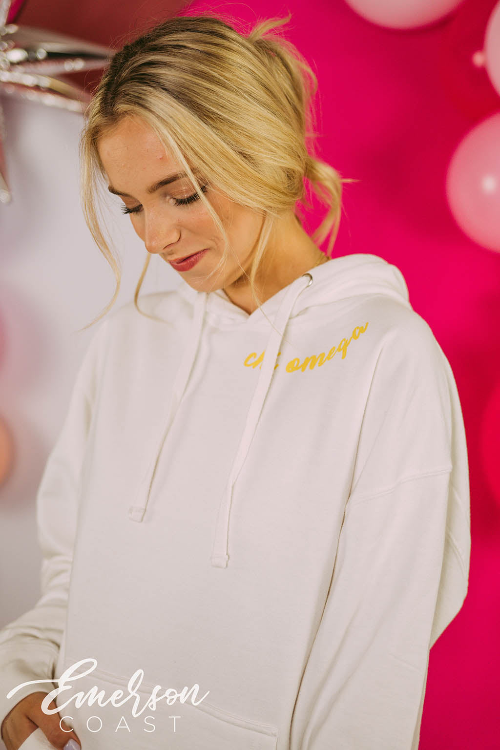 Chi Omega Colorful PR Hoodie