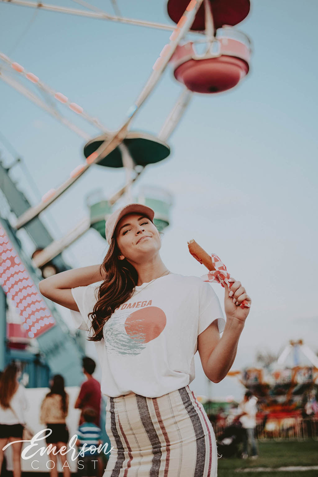 Chi Omega Retro Sun Tee
