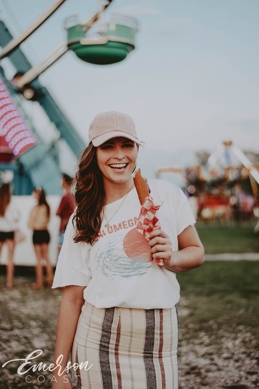 Chi Omega Retro Sun Tee