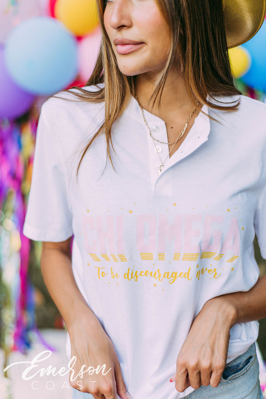 Chi Omega Discouraged Never Henley